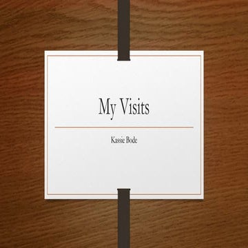 My visits