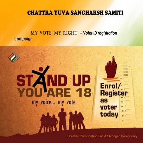My vote,my right   awareness ppt