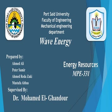 wave energy