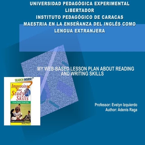 Reading and writing skills | PPTX