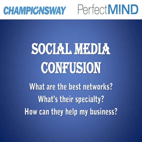 Social Media Confusion? How to Choose the Right Network