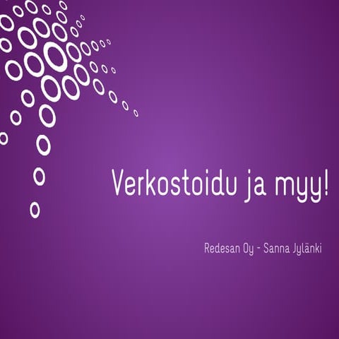 Myynti ja verkostoituminen