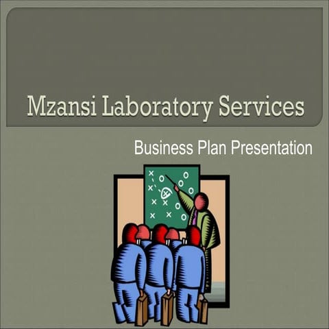 Business Management Plan - Mzansi Laboratory Services