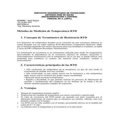MANUAL DE RTD Y TERMOCUPLAS CON FICHAS TECNICAS | PDF