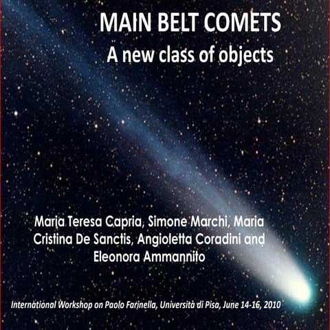 N.20 capria main-belt-comets-a-new-class-of-objects