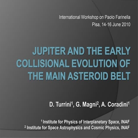 N.36 turrini jupiter-and-the-early-collisional-evolution-of