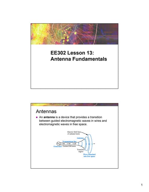 N 6-ee302-lesson-13-antenna-fundamentals