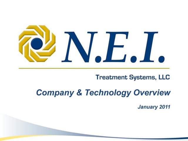 Ballast Water Treatment with VOS™  | N.E.I. Treatment Systems