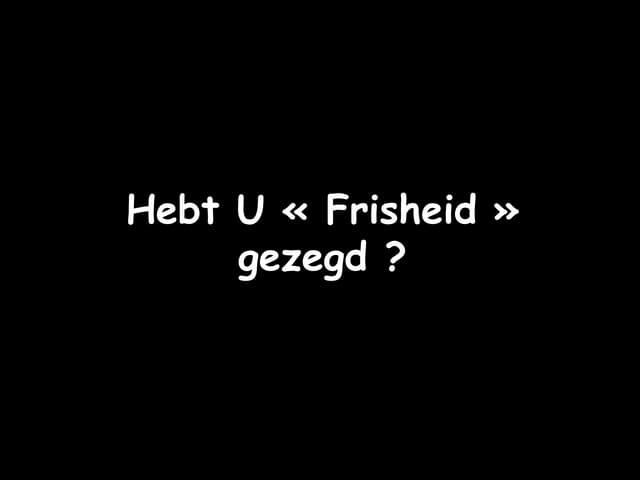 Hier word je koud en stil van | PPT