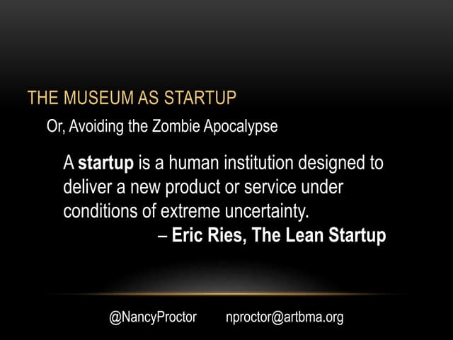 N proctor museum as startup feb 2016