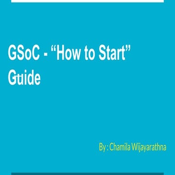 GS0C - "How to Start" Guide