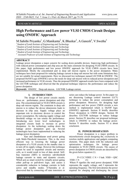 Implementation of D Flip Flop using CMOS Technology | PDF