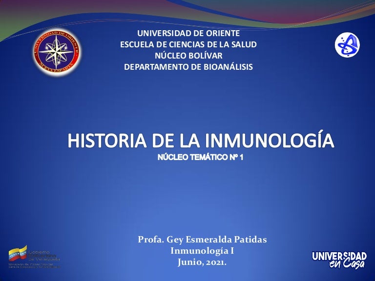Historia de la inmunología Historia de la inmunología