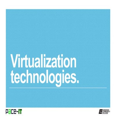 PACE-IT: Virtualization Technology - N10 006