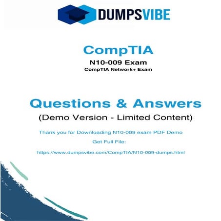 Boost Your 2025 CompTIA N10-009 Preparation with Real Practice ...