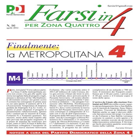 Farsi in Quattro N 16, Aprile 2012