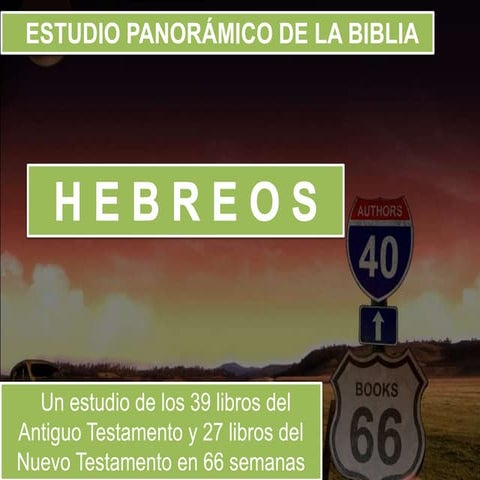 Estudio Panorámico de la Biblia: Hebreos