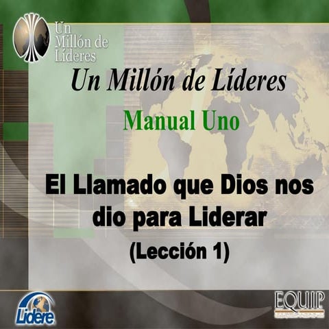 Nivel 1 de escuela de liderazgo un millón de líderes