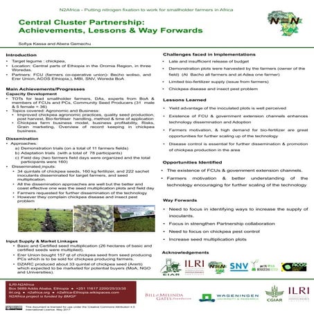 Central Cluster Partnership: Achievements, lessons and way forwards