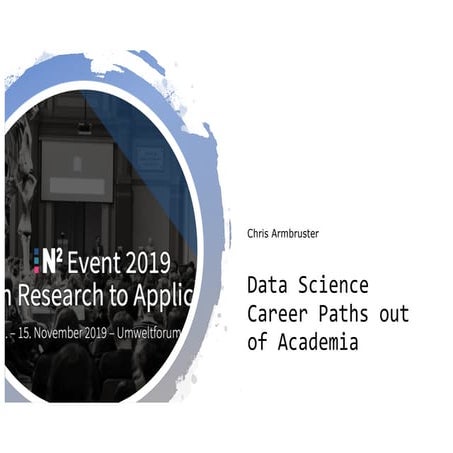 Data Science Career Paths at N2 Conference