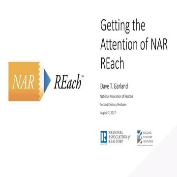 Getting the Attention of NAR - Dave Garland