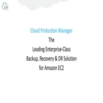 Cloud Protection Manager Overview Presentation