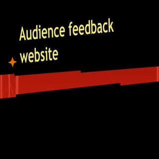 Audience feedback website