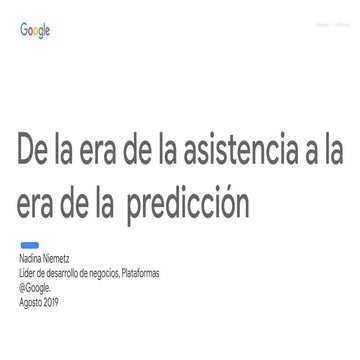Summit Chile 2019: De la era de la asistencia a la era de la predicción