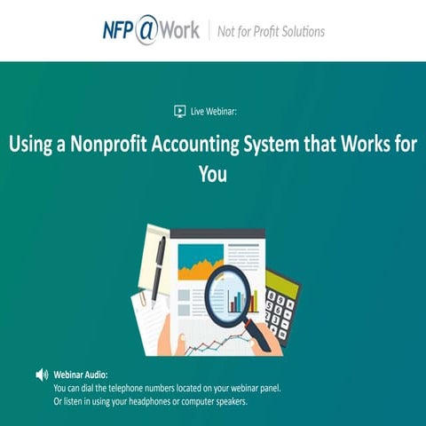 Using a Nonprofit Accounting System that Works for You 