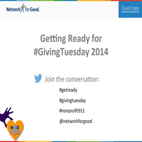 Getting Ready for #GivingTuesdayCa by Network for Good