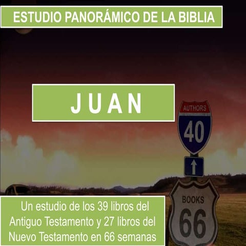 Estudio Panorámico de la Biblia: Juan