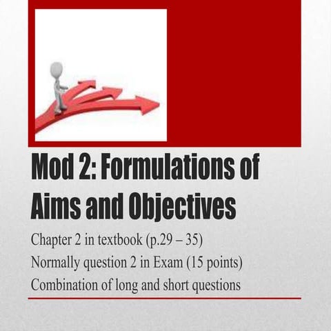 N5 Communication: The formulation of aims and objectives (for FET College Stu...
