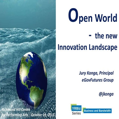 Open World - new Innovation Landscape