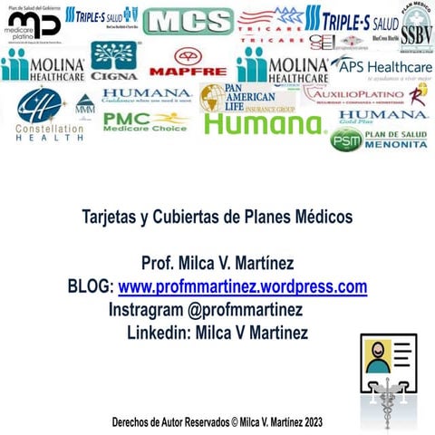 Taller Tarjetas de Identificacion de Planes Medicos 2023