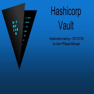 Vault w/ config injection   kubernetes canada