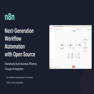 n8n - Next Generation Workflow Automation with Open Source