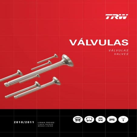 CATÁLOGO TRW (VÁLVULAS DE CABEÇOTE)