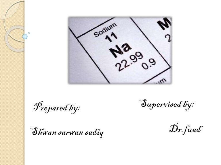 sodium (natrium)Na