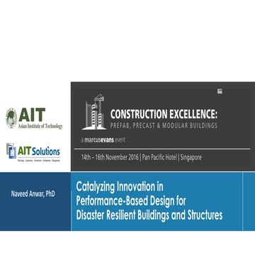 Catalyzing Innovation in Performance-Based Design for Disaster Resilient Buil...