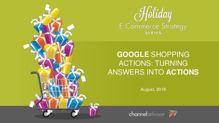 google shopping actions turning answers into actions