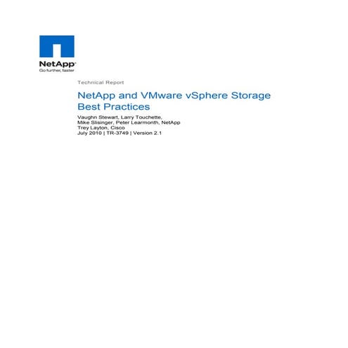 NetApp VM .tr-3749