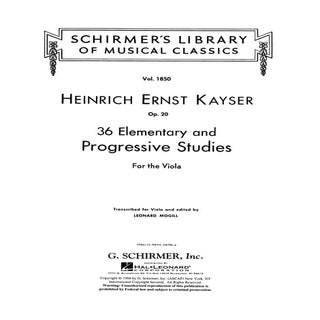 kayser 36 elementary and progressiv...