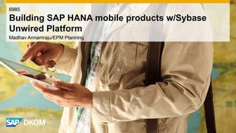 Research On Hybrid Mobile Platforms for HANA Applications