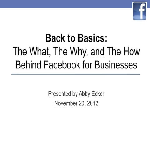 Back to Basics: The What, The Why, and The How Behind Facebook