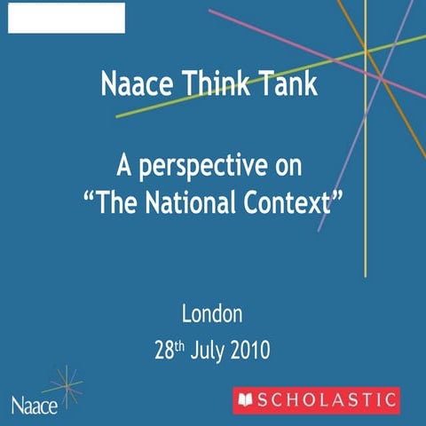 Naace Think Tank - London