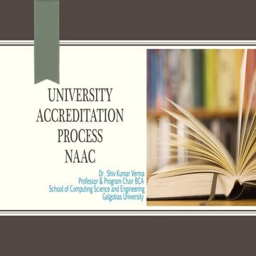 Naac workshop for Universities 