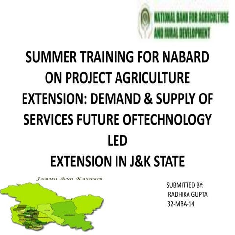 Nabard agriculture extension