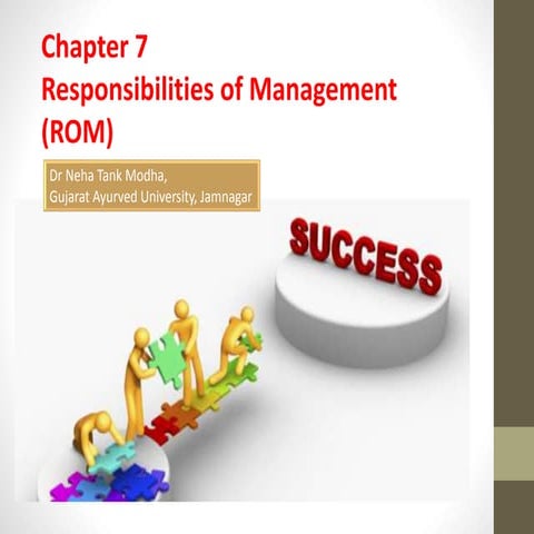 Respobsibilities of Management-NABH Manual