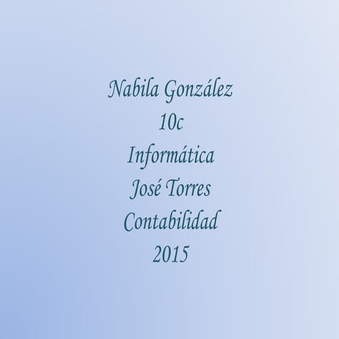 Nabila gonzález contabilidad