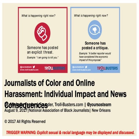 NABJ 2017: Online Harassment and Journalists of Color